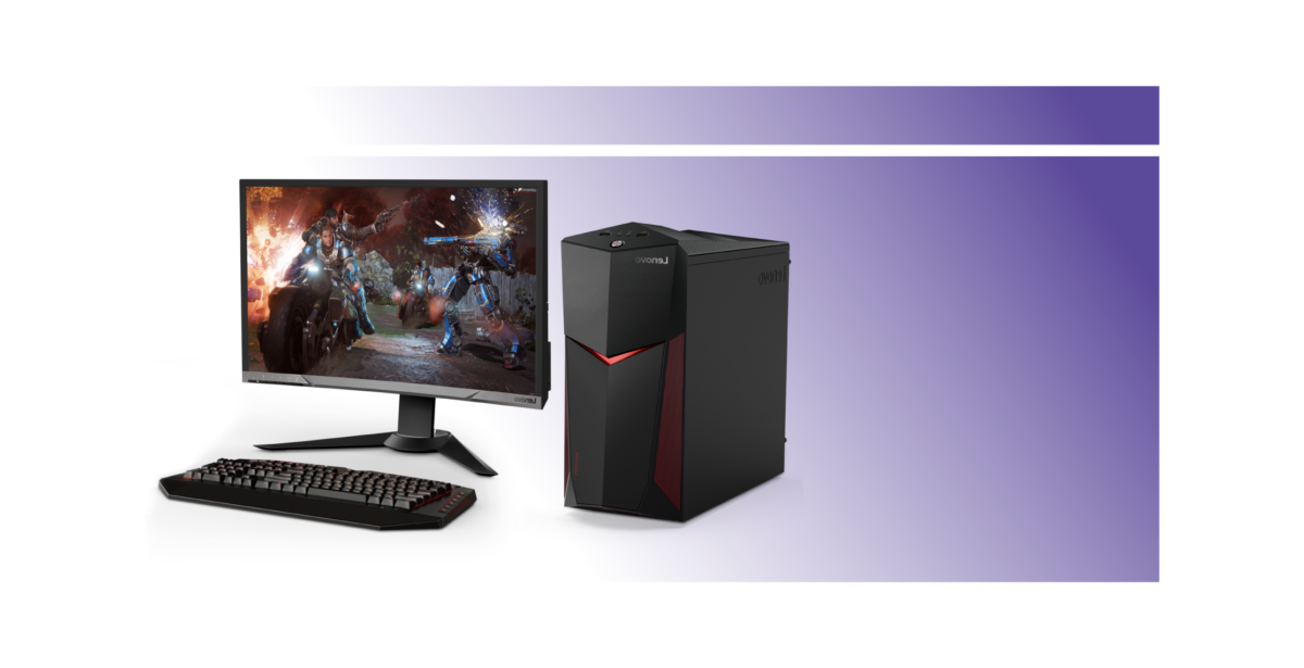 Computadora de escritorio con monitor para arriendo