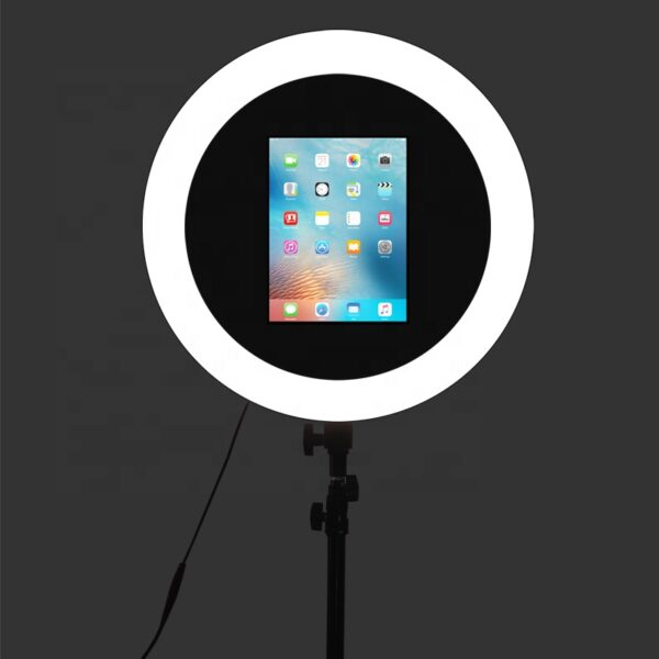 Photo booth con iPad y ring light